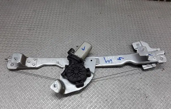 Renault Sandero I Front door window regulator with motor 128000841K