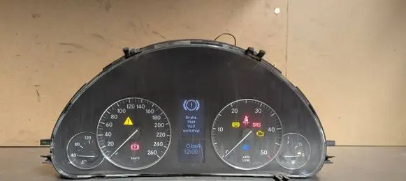 Mercedes-Benz C W203 Speedometer (instrument cluster) A2035404947 6V009802 900992080011