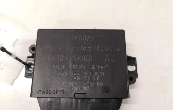 Jaguar XF Parking PDC control unit/module 6W8315K866AJ 601974 0830200079