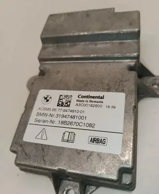 BMW 5 G30 G31 Airbag control unit/module 987001400 31947481001