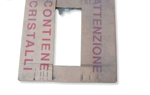 Fiat Uno Rear door window glass 7543295