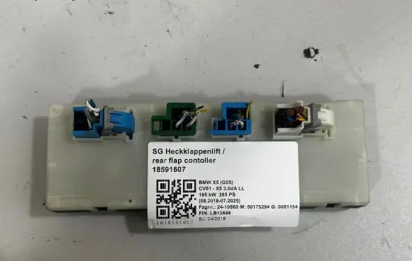 Tailgate/trunk control unit/module