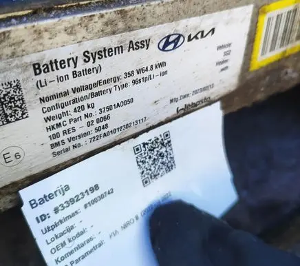 KIA Niro Hybrid / electric car battery 37501AO050