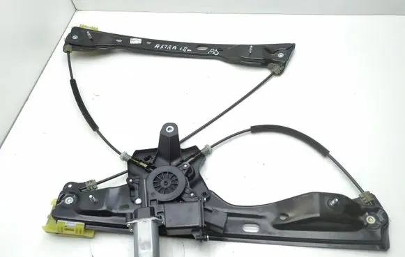 Opel Astra K Front door window regulator with motor 13406674