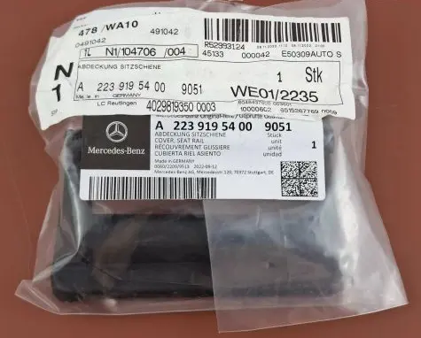 Mercedes-Benz S W223 Front passenger seat rail trim A2239195400