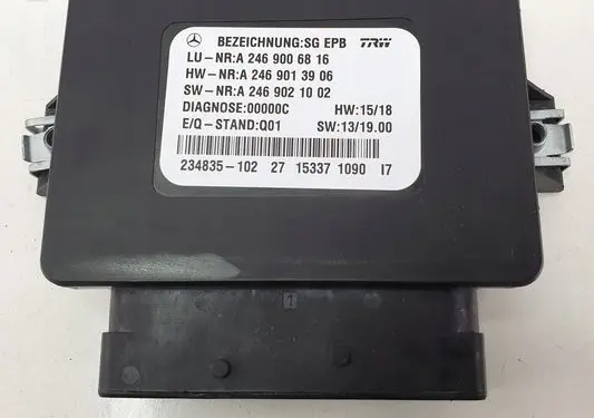 Mercedes-Benz B W246 W242 Hand brake control module A2469006816