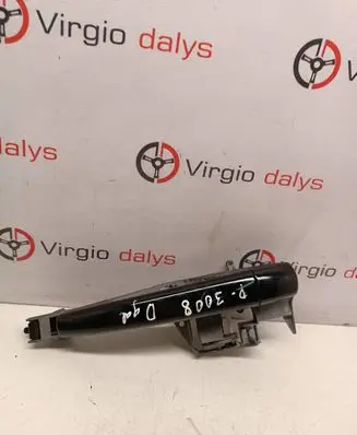 Peugeot 3008 I Front door exterior handle 9684559980