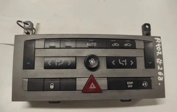 Peugeot 407 Climate control unit 96573322 96470290 96470287