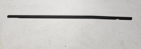 Front door glass trim molding