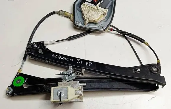 Volkswagen Scirocco Front door window regulator with motor 1K8837462GT1 1K8837462G 1K0959793R
