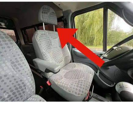 Ford Transit Front seat headrest 