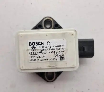 Audi A4 S4 B7 8E 8H ESP acceleration yaw rate sensor 8E0907637B 3006868 0265005618