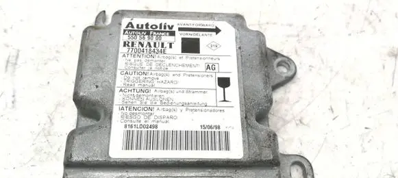 Renault Scenic I Airbag control unit/module 7700418434E 550569000