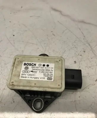Audi A5 8T 8F ESP acceleration yaw rate sensor 8K0907637A 7008764 0265005667