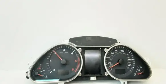 Audi A6 S6 C6 4F Speedometer (instrument cluster) 4F0920950R 4F0910900C
