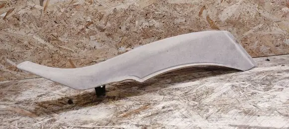 Jaguar XJ X350 Rear seat side bottom trim 
