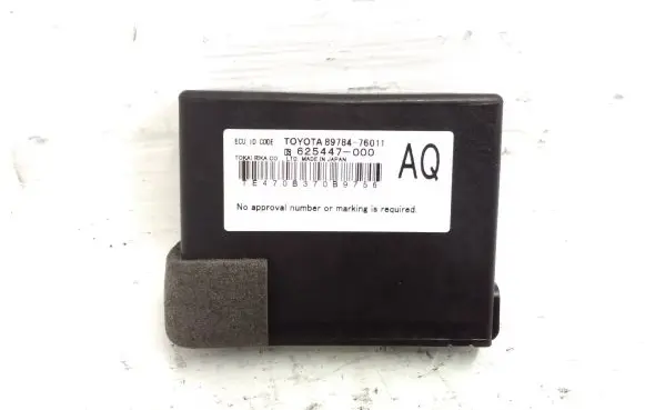 Lexus CT 200H Immobilizer control unit/module 8978476011 625447000