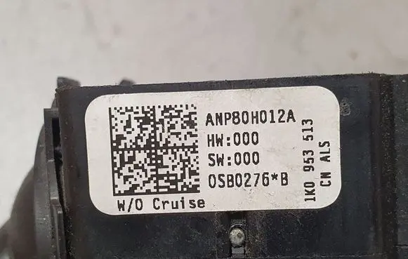 Volkswagen Golf V Indicator stalk ANP80H012A 1K0953513