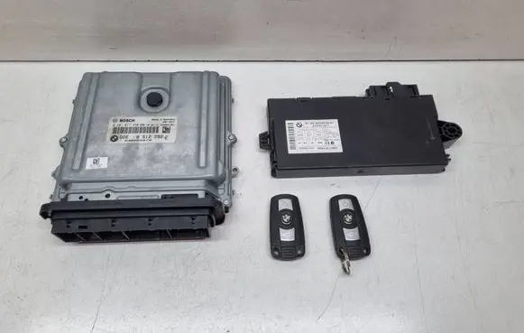 BMW 3 E90 E91 Engine ECU kit and lock set 8512292 61359226238