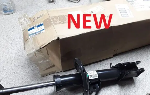 Opel Corsa C Front shock absorber/damper 72119129 22195222 24461540