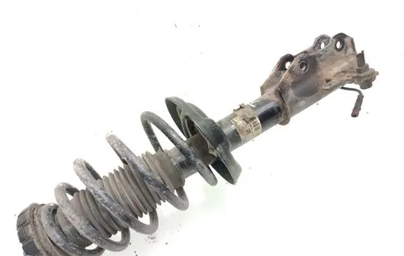 Front shock absorber with coil spring