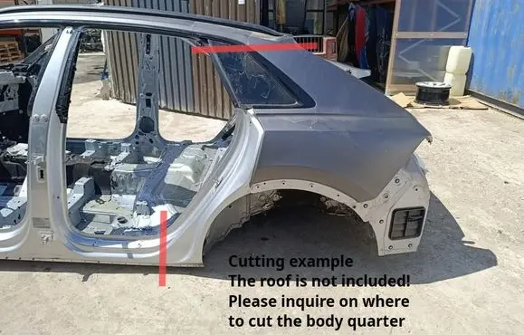 Audi Q8 Rear quarter panel 