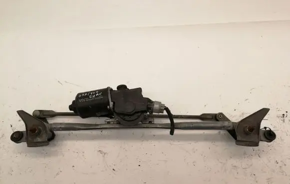 Front wiper linkage and motor
