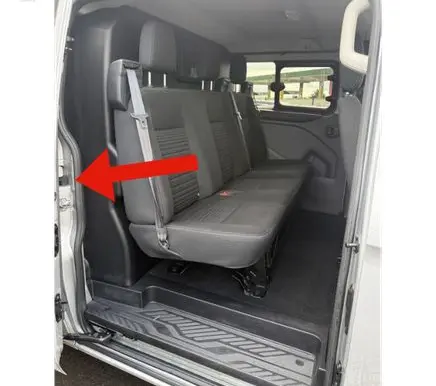 Ford Transit Custom Sliding door lock loop/hook striker BK21V25055AE