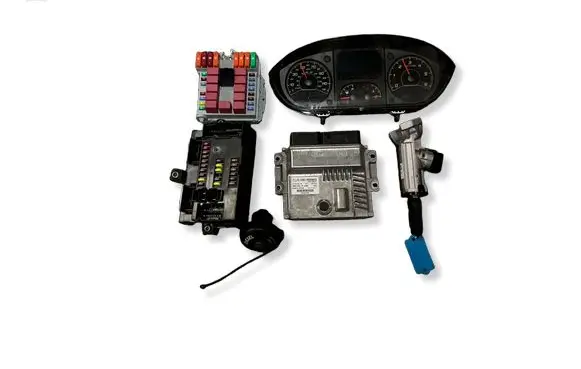Fiat Ducato Engine ECU kit and lock set 9824601180 42015358 9839383580