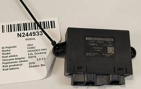 Ford Mondeo MK V Central body control module DG9T14B533