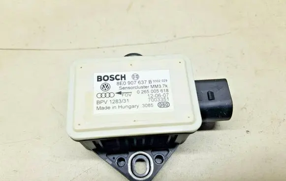 Audi A6 S6 C6 4F ESP acceleration yaw rate sensor 8E0907637B nr4991