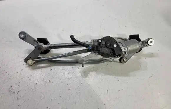 Front wiper linkage and motor