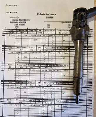 BMW 5 F10 F11 Fuel injector 7810702