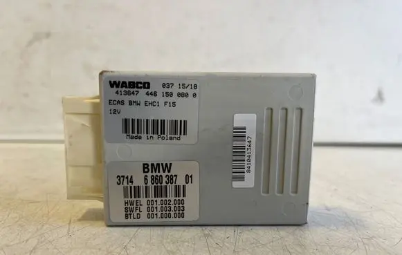 BMW X6 F16 Air suspension control unit module (rear) 6860387