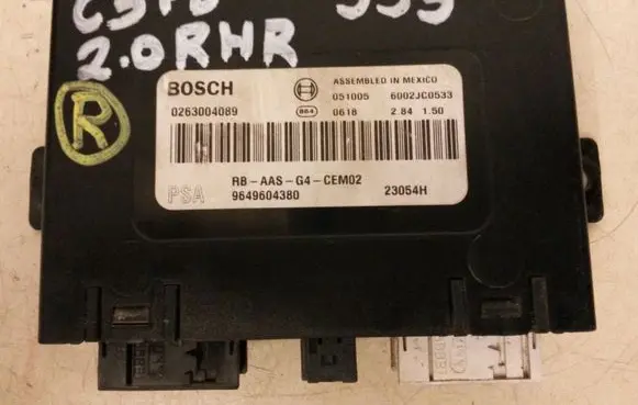 Citroen C5 Parking PDC control unit/module 9649604380 0263004089 23054H