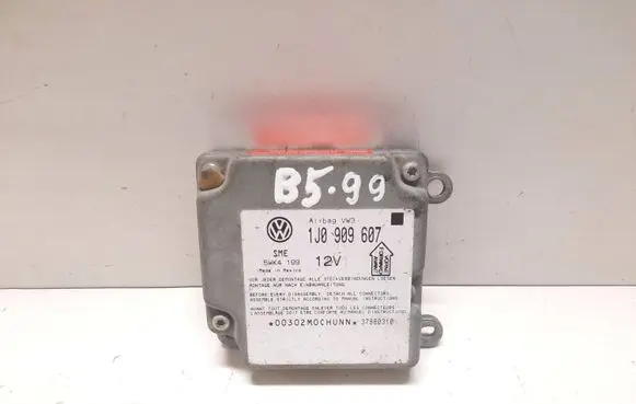 Volkswagen PASSAT B5 Airbag control unit/module 1J0909607