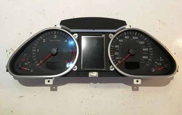 Audi A6 S6 C6 4F Speedometer (instrument cluster) 4F0920980M 4F0910930A