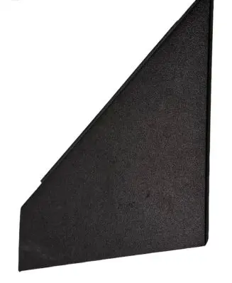 Front door glass trim molding