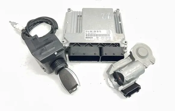 Mercedes-Benz CLK A209 C209 Engine ECU kit and lock set A6461505091 A2095453408