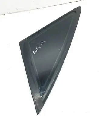 Rear vent window glass