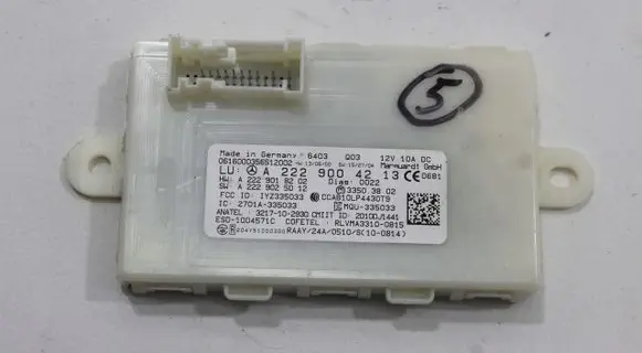 Mercedes-Benz S W222 Keyless (KESSY) go control unit/module A2229004213