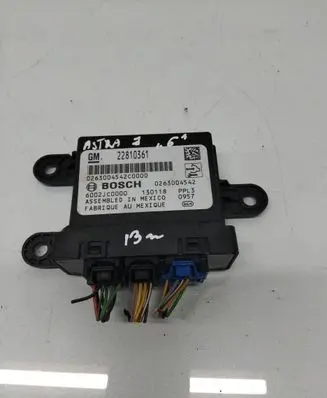 Opel Astra J Parking PDC control unit/module 22810361 130118 6002JC0000