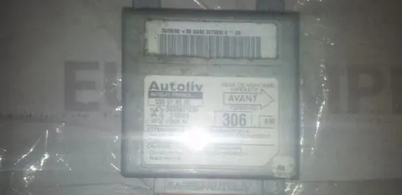 Peugeot 307 Airbag control unit/module 9633621280 550579200