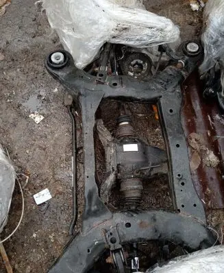 Mercedes-Benz GLE (W166 - C292) Rear axle beam with reductor 