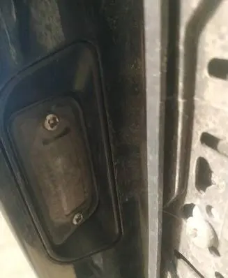 Mercedes-Benz C W203 Number plate light