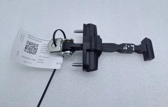 Front door check strap stopper