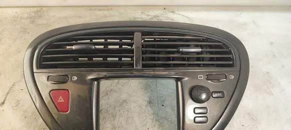 Peugeot 607 Dash center air vent grill 9629444377