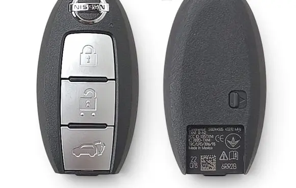 Nissan Qashqai Ignition key/card 6RR2B 260720HR1234 7812DTXN1