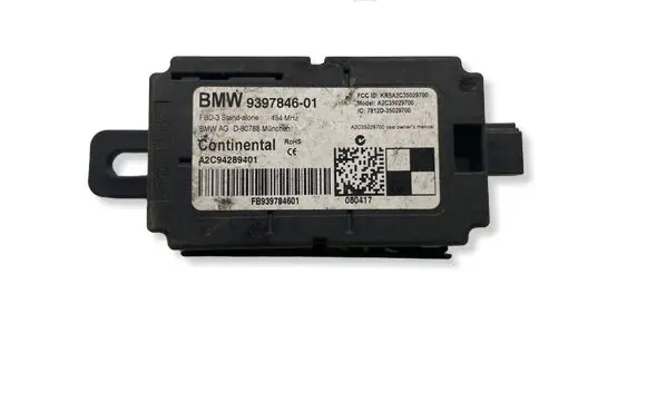 BMW 3 F30 F35 F31 Antenna control unit 9397846 A2C94289401