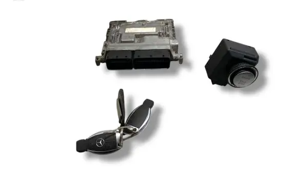 Mercedes-Benz E W212 Engine ECU kit and lock set A2711500391 A0034468840 A2129056601